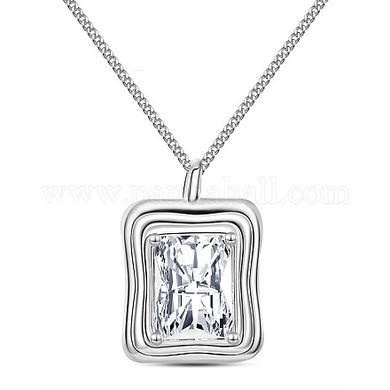 Shegrace rhodié 925 pendentif en argent sterling colliers pour femmes JN963A-1