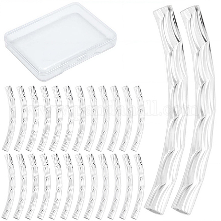 Бисера латунной трубки KK-CN0002-17-1