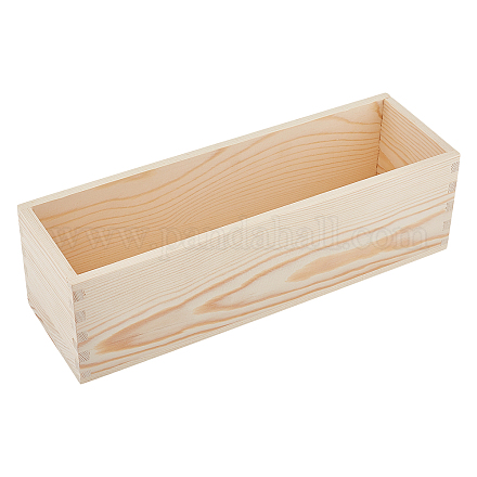 木製の箱  せっけん作り  長方形  バリーウッド  281x89x81.5mm  インナーサイズ：266x75mm DIY-WH0181-54-1
