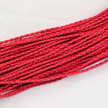 Braided Imitation Leather Cords LC-S005-001-1