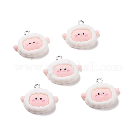 Подвески из непрозрачной смолы RESI-D057-15P-1