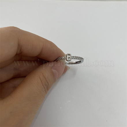 Кольца из латуни с микропаве FS-WGE303B-14-1