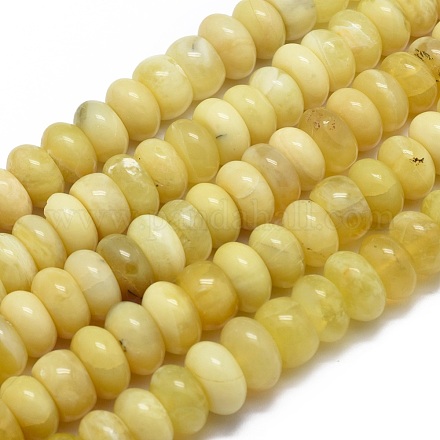 Natural Yellow Opal Beads Strands G-G792-46C-1