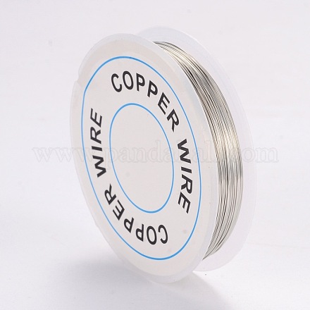 Alambre de joyería de cobre redondo X-CWIR-CW0.4mm-06-1