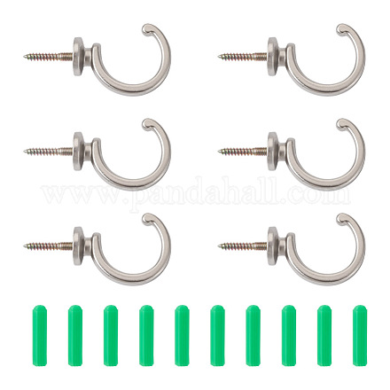 Spritewelry 16Pcs 2 Style Zinc Alloy Hook Hanger FIND-SW0001-04P-1