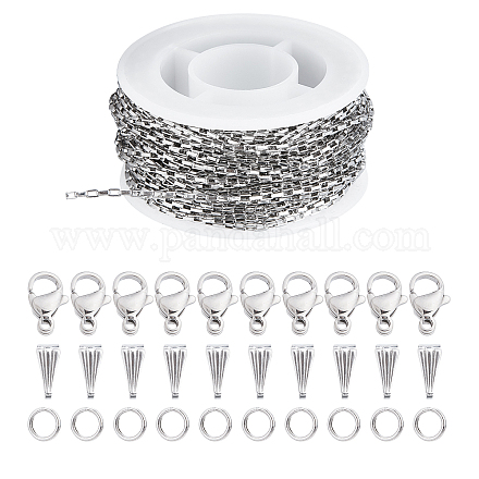 Наборы для самостоятельного изготовления браслета-цепочки и ожерелья DIY-SC0020-21P-1