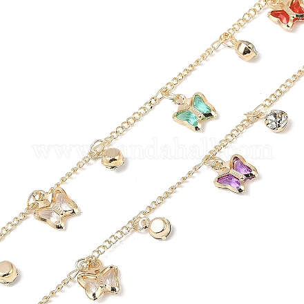 Цепи ручной работы из латуни и стекла CHC-Z001-06KCG-1