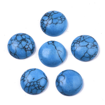 Cabochons howlite synthétiques G-N0326-011A-01-1