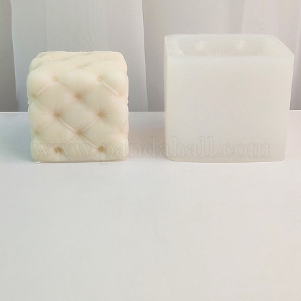 Stampi in silicone alimentare per candele a forma di cubo a forma di rombo DIY-D071-12-1