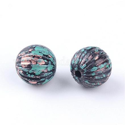 Perles acryliques de style antique OACR-S013-2586B-1