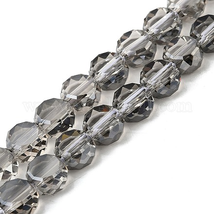 Стеклянные бусины с гальваническим покрытием  X-EGLA-L045-G-PL04-1