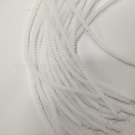 Имитация нефритовые четки стекла&nbsp;GLAA-ZX008-4mm-17A-1