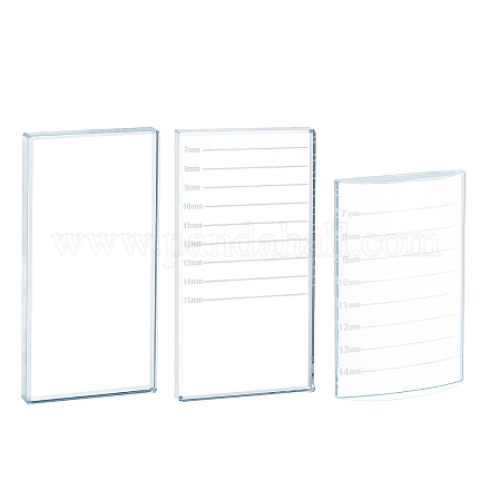 Fingerinspire 3 шт. 3 стиля k9 стеклянные накладки для наращивания ресниц MRMJ-FG0001-09-1