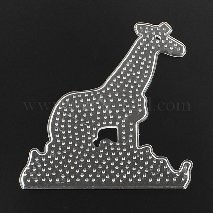 Pegboards giraffe abc plastica utilizzate per 5x5mm perline fusibile diy X-DIY-Q009-37-1
