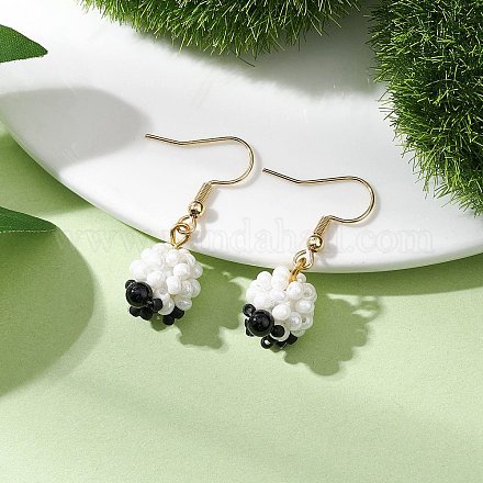 Серьги-подвески из нержавеющей стали 304 EJEW-MZ00374-1