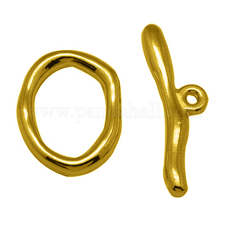 Alloy Toggle Clasps PALLOY-G014-AG-NF-1