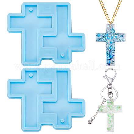 2шт diy силиконовые подвесные Молды&nbsp;SIMO-UN0001-02-1