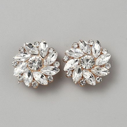 Запонки из сплава DIY-WH0888-809RG-1