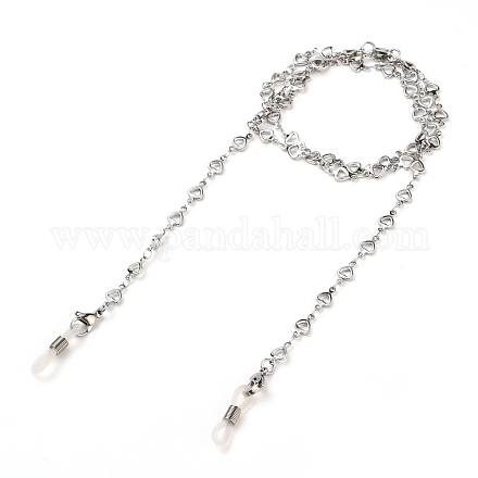 304 Stainless Steel Eyeglasses Chains AJEW-EH00250-1