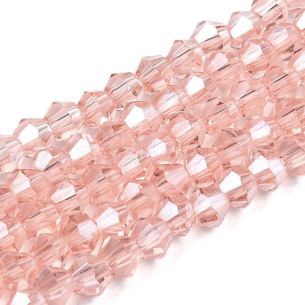 Trasparenti perle di vetro placca fili GLAA-F029-2mm-C15-1