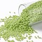 TOHO Round Seed Beads, Japanese Seed Beads, (44) Opaque Sour Apple, 11/0, 2.2mm, Hole: 0.8mm, about 5555pcs/50g