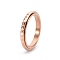 Rotatable Version Korean StyleRotatable Stainless Steel Finger Ring for Men's, Rose Gold, US Size 8(18.1mm)