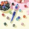 Cube Shape Polymer Clay Rhinestone Beads, for DIY Jewelry, Pen & Phone Chain Crafting Decorations, Mixed Color, 14.5x14.5x14.5mm, Hole: 4mm
