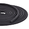 EPDM Sealing Strip, Furniture Repaired Supplies, Round, Black, 10mm, about 8m/roll