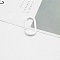 Alloy Spring Gate Rings, Oval, White, 50x25mm