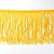 Polyester Tassel Fringe Trimming, Gold, 195x1mm, 9m/roll