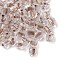 69Pcs Glass Seed Beads, Cube, Faceted, Saddle Brown, 4.5x4.5x4.5mm, Hole: 1mm