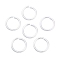 Aluminum Open Jump Rings, Round Ring, Silver, 15x2mm, Inner Diameter: 11mm