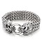 Skull Viking 304 Stainless Steel Wheat Chain Bracelets for Men, Alloy Clasp, Antique Silver, 8-1/4 inch(21cm)