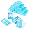 Rectangle Paper Jewelry Storage Gift Boxes with Bowknot, for Necklaces, Rings, Earrings and Pendants, Light Sky Blue, 8x5x2.8cm