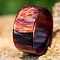 Acrylic Finger Rings, Ring, FireBrick, US Size 9(18.9mm)