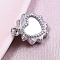 Non-Tarnish 304 Stainless Steel Charms, Heart Charm, Stainless Steel Color, 10x12x3mm, Hole: 1.2mm