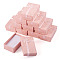 Paperboard Jewelry Boxes, for Necklaces, Rings and Pendants, Square with Bowknot , Pink, 8.05x5x2.8cm
