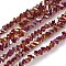 Electroplate Transparent Glass Beads Strands, Triangle, Faceted, AB Color, Dark Red, 3x2x2mm, Hole: 0.7mm, about 135pcs/strand, 9.21''(23.4cm)