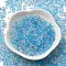 Glass Beads, Round, No Hole, Blue, 3~4mm