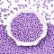 Opaque Acrylic Beads, Peanut, Lilac, 6.5x4x3mm, Hole: 1.5mm, about 199pcs/10g