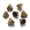 Tibetan Style Bead Caps, Antique Bronze, Cadmium Free & Lead Free, 13x12mm, Hole: 2mm, Inner Diameter: 10mm