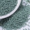 MIYUKI Delica Beads, Cylinder, Japanese Seed Beads, 11/0, (DB0374) Matte Opaque Sea Foam Luster, 1.3x1.6mm, Hole: 0.8mm, about 10000pcs/bag, 50g/bag
