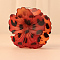 Flower Plastic Claw Hair Clips, Hair Accessories for Women & Girls, Chocolate, 75x80x45mm