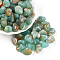 Transparent Acrylic Beads, Nuggets, Two Tone, Light Sea Green, 16.5x13x10mm, Hole: 1.6mm, about 18pcs/20g