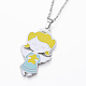 304 Stainless Steel Pendant Necklaces NJEW-H468-08-2