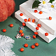 SUNNYCLUE DIY Pumpkin Bead Stretch Bracelets Making Kits DIY-SC0014-66-5