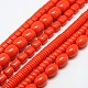 Mixed Shapes Imitation Amber Resin Beads Strands RESI-A009-01-1