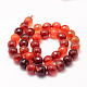 Natural Agate Bead Strands G-K155-A-10mm-F02-2