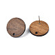 Серьги-гвоздики из орехового дерева X-MAK-N032-043-3