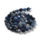 Fili di perle di quarzo dumortierite naturale G-G030-A04-02-3